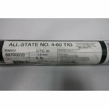 All-State 4-60 TIG 1/16IN 36IN 5LB ELECTRODE 69700010